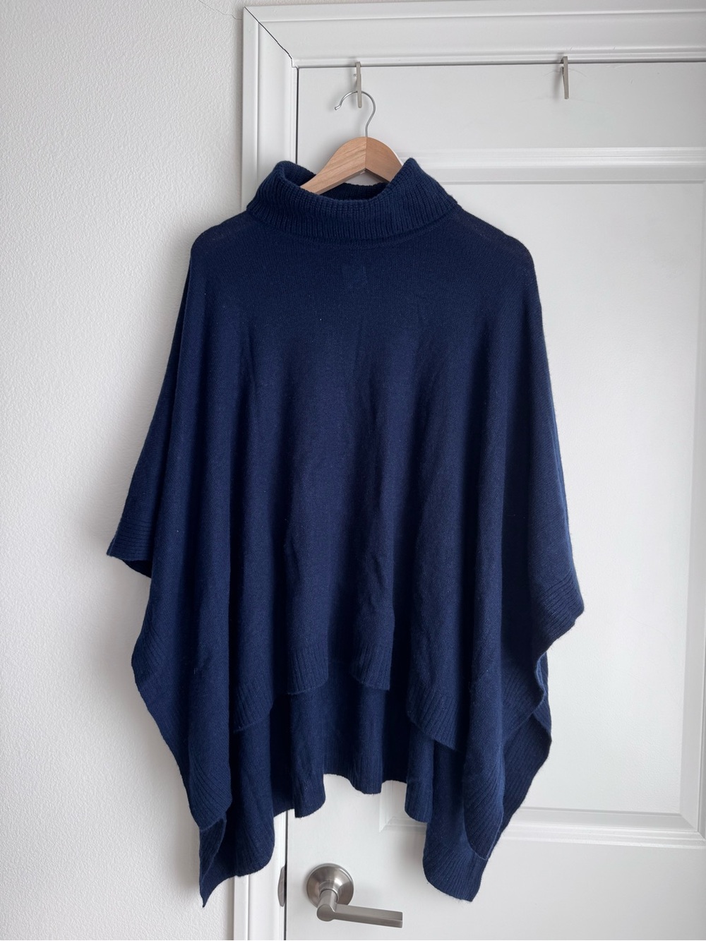 NWOT J Crew Wool Cashmere Blend Turtleneck Poncho